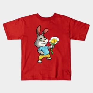 cheerful hare Kids T-Shirt